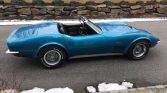 3rd gen blue 1970 Chevrolet Corvette C3 390 HP 4spd For Sale
