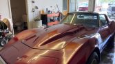 3rd gen Burgundy 1972 Chevrolet Corvette Stingray For Sale
