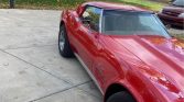 3rd gen red 1975 Chevrolet Corvette Stingray manual For Sale