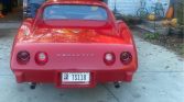 3rd gen red 1975 Chevrolet Corvette Stingray manual For Sale
