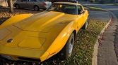 3rd gen yellow 1973 Chevrolet Corvette automatic For Sale