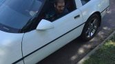 4th gen white 1985 Chevrolet Corvette automatic For Sale