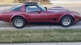 3rd gen Burgundy 1981 Chevrolet Corvette automatic For Sale