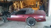4th gen red 1986 Chevrolet Corvette convertible For Sale