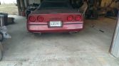 4th gen red 1986 Chevrolet Corvette convertible For Sale