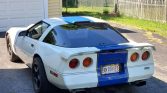 4th gen white 1990 Chevrolet Corvette manual For Sale