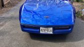 4th generation blue 1988 Chevrolet Corvette manual For Sale
