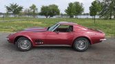 3rd gen Burgundy 1969 Chevrolet Corvette Stingray For Sale