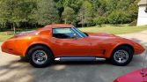 3rd gen Orange Flame 1975 Chevrolet Corvette For Sale