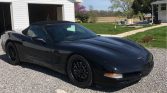 5th gen black 2001 Chevrolet Corvette convertible For Sale