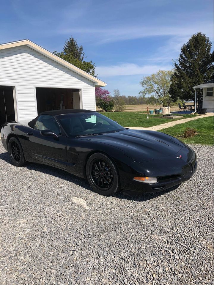 5th Gen Black 2001 Chevrolet Corvette Convertible For Sale