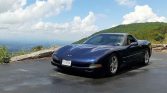 5th gen blue 2001 Chevrolet Corvette manual For Sale