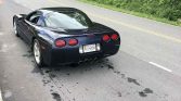 5th gen blue 2001 Chevrolet Corvette manual For Sale