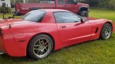 5th gen red 1999 Chevrolet Corvette manual For Sale