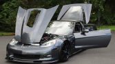 6th gen grey 2009 Chevrolet Corvette ZR1 manual For Sale