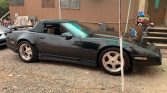 4th gen black 1986 Chevrolet Corvette convertible For Sale