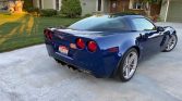 6th gen blue 2007 Chevrolet Corvette Z06 6spd manual For Sale