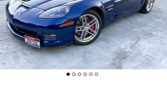 6th gen blue 2007 Chevrolet Corvette Z06 6spd manual For Sale