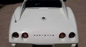 3rd gen white 1975 Chevrolet Corvette Stingray 4spd manual For Sale