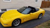 5th gen yellow 2002 Chevrolet Corvette 6spd manual For Sale