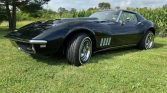 3rd gen black 1968 Chevrolet Corvette 427 big block For Sale