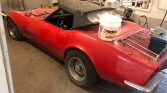 3rd gen red 1969 Chevrolet Corvette convertible For Sale