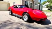 3rd gen red 1976 Chevrolet Corvette 383 stroker For Sale