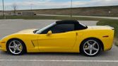 6th gen Velocity Yellow 2007 Chevrolet Corvette Z51 3LT convertible For Sale