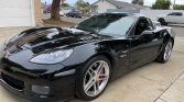 6th gen black 2007 Chevrolet Corvette Z06 6spd manual For Sale