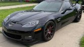 6th gen black 2008 Chevrolet Corvette Z06 automatic For Sale