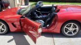 5th gen Burgundy 2004 Chevrolet Corvette convertible For Sale