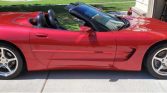 5th gen Burgundy 2004 Chevrolet Corvette convertible For Sale