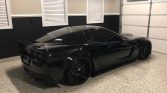 6th gen black 2007 Chevrolet Corvette Z06 low miles For Sale