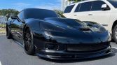 6th gen black 2007 Chevrolet Corvette Z06 low miles For Sale