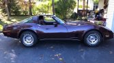 3rd generation Claret 1980 Chevrolet Corvette For Sale