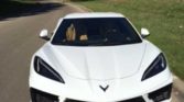 8th gen Arctic White 2021 Chevrolet Corvette convertible For Sale