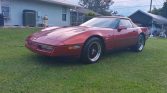 4th gen red 1987 Chevrolet Corvette convertible automatic For Sale