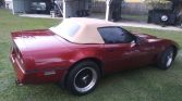 4th gen red 1987 Chevrolet Corvette convertible automatic For Sale
