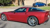 6th gen red 2008 Chevrolet Corvette 6spd manual For Sale