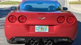 6th gen red 2008 Chevrolet Corvette 6spd manual For Sale