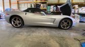 6th gen silver 2009 Chevrolet Corvette convertible For Sale