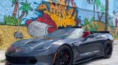7th gen grey 2014 Chevrolet Corvette Stingray convertible For Sale