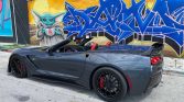 7th gen grey 2014 Chevrolet Corvette Stingray convertible For Sale