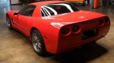 5th gen red 2003 Chevrolet Corvette Z06 manual For Sale