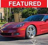 6th gen red 2008 Chevrolet Corvette 6spd manual For Sale