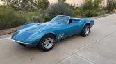 3rd gen Lemans Blue 1969 Chevrolet Corvette Stingray convertible For Sale