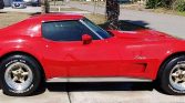 3rd gen red 1975 Chevrolet Corvette Stingray For Sale