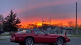 4th gen red 1990 Chevrolet Corvette Rebuilt Engine and Transmission For Sale