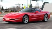 5th gen red 2001 Chevrolet Corvette low miles For Sale