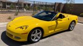 6th gen yellow 2005 Chevrolet Corvette convertible For Sale